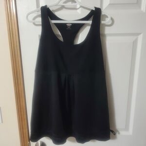 Old Navy Black Racerback Tank Top